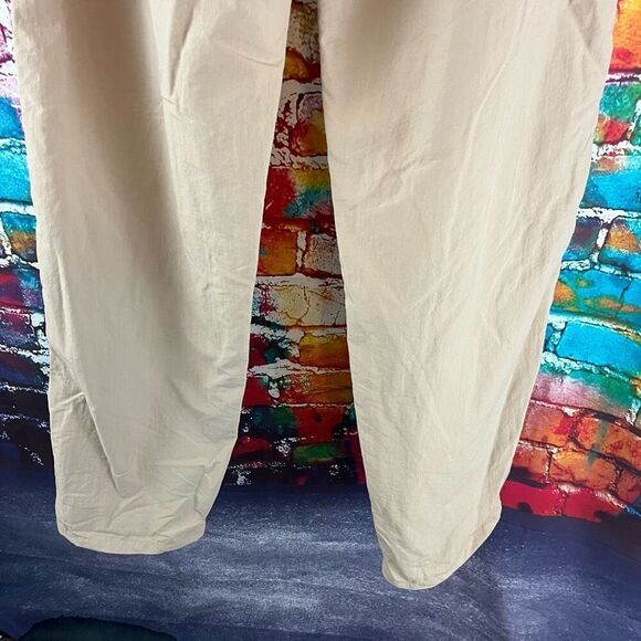 Vintage 90s Starbus Nylon Pants Unisex Size Large Drawstring Elastic Waist - Picture 3 of 6
